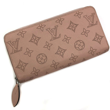 Louis Vuitton Long Wallet Zippy Monogram Round M61868 Leather Magnolia Pink Women's LOUIS VUITTON