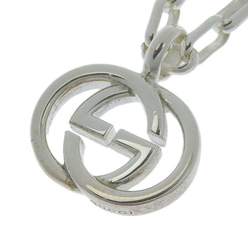 GUCCI SV925 Interlocking G Necklace Silver Women's