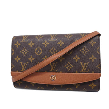 LOUIS VUITTON Shoulder Bag Monogram Bordeaux 24 M51798 Brown Ladies