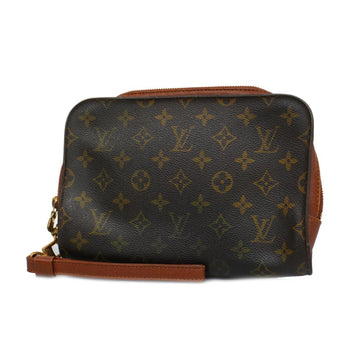 LOUIS VUITTON Clutch Bag Monogram Orsay M51790 Brown Women's