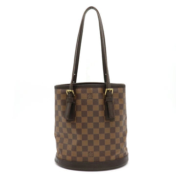 Louis Vuitton Damier Male bucket type shoulder bag tote pouch shortage N42240