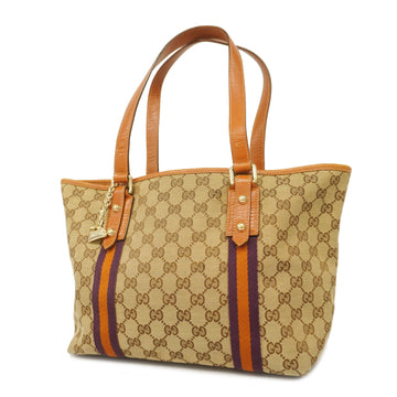 GUCCIAuth  Tote Bag 137396 Women's GG Canvas Beige