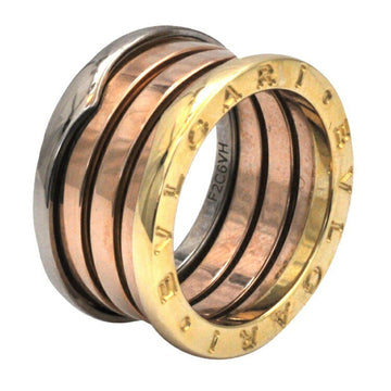 Bvlgari Ring K18 WG YG PG B-ZERO 1 AN191024 No. 11 52 750 BVLGARI 4 Band B Zero One Three Color White Gold Yellow Pink