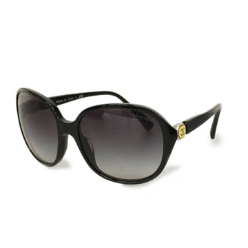 CHANELAuth  Women's Sunglasses Black Sunglasses gold hardware 5285-A