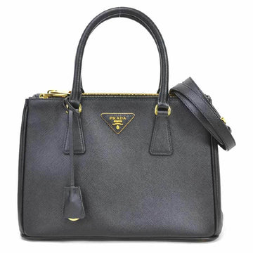 Prada handbag shoulder bag 2Way SAFFIANO LUX NERO (black) calfskin ladies 1BA863