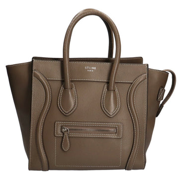 Celine micro luggage handbag calf sleeve ladies