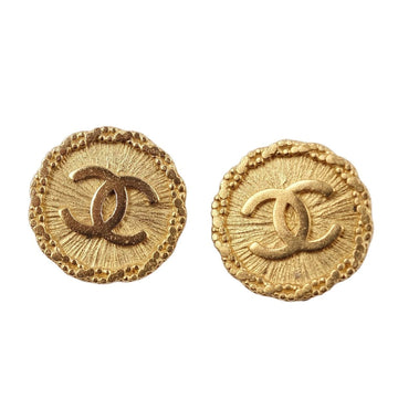 Chanel Earrings Cocomark 95A Women's Gold