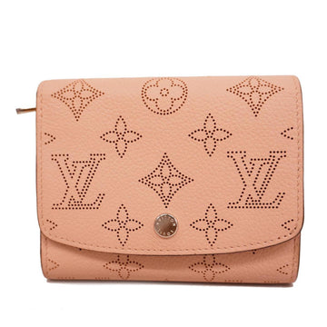 LOUIS VUITTON Wallet Mahina Portefeuil Iris Compact M62541 Magnolia Women's