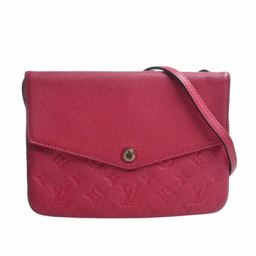 LOUIS VUITTON Empreinte Twice Shoulder Bag M50261 Red Ladies