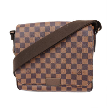 LOUIS VUITTON Shoulder Bag Damier District PM N41213 Ebene Ladies