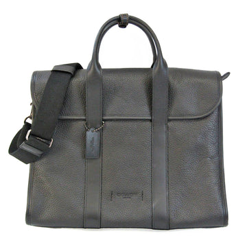 COACH Gotham Portfolio C5318 Men's Leather Briefcase,Shoulder Bag Black