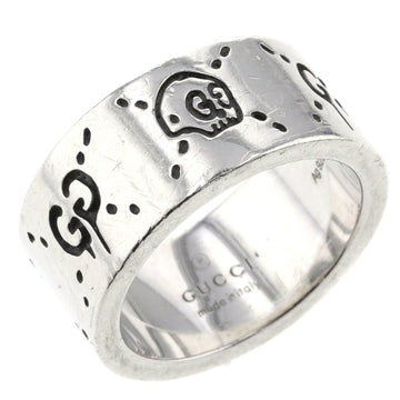 Gucci Ring Ghost Width Approx. 9mm Silver 925 Upper No. 8.5 - Lower 10 Ladies GUCCI