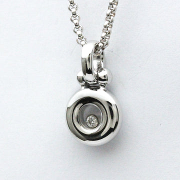 CHOPARD Happy Diamond Necklace 79/2864-20 White Gold [18K] Diamond Men,Women Fashion Pendant Necklace [Silver]
