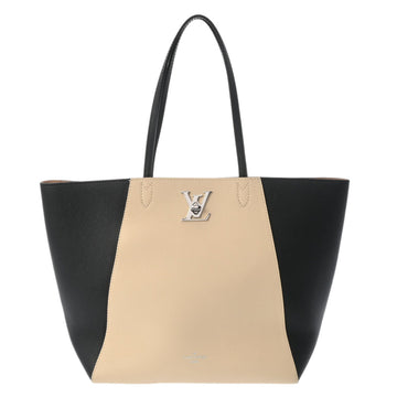 LOUIS VUITTON Rock Me Cover Vanille/Noir M42289 Women's Calf Tote Bag