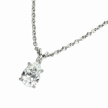 HARRY WINSTON HW Pear Shape Diamond 0.51ct D/VS1 Necklace 41cm Pt Platinum
