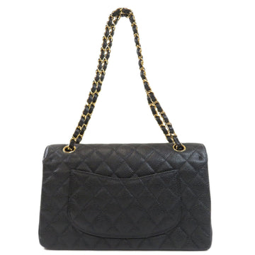 CHANEL matelasse shoulder bag caviar skin ladies