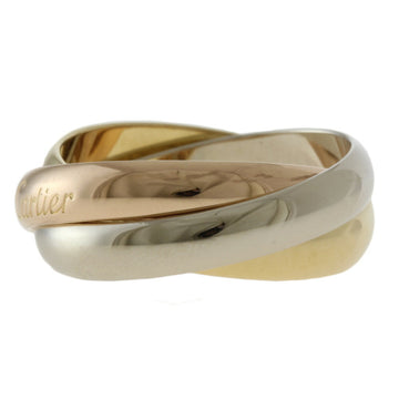 CARTIER Trinity #52 Ring No. 12 18K K18 Yellow Gold Women's