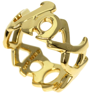 TIFFANY Love & Kiss Paloma Picasso Ring K18 Yellow Gold Women's &Co.