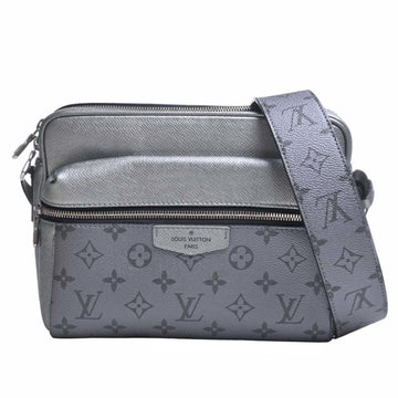 LOUIS VUITTON Taigarama Outdoor Messenger Shoulder Bag M30830 Silver Men's