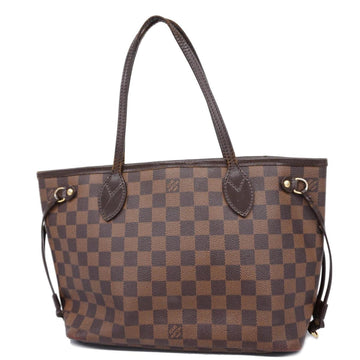 LOUIS VUITTON Tote Bag Damier Neverfull PM N51109 Ebene Ladies