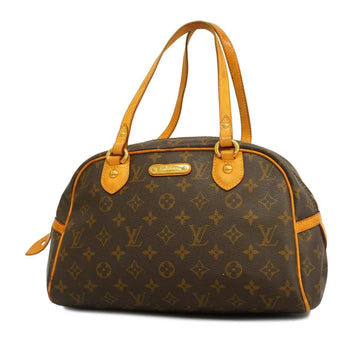 LOUIS VUITTON Shoulder Bag Monogram Montorgueil PM M95565 Brown Ladies