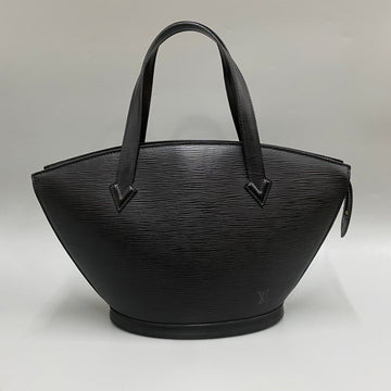 LOUIS VUITTON Vintage Saint-Jacques Epi Leather Genuine Handbag Mini Tote Bag Black