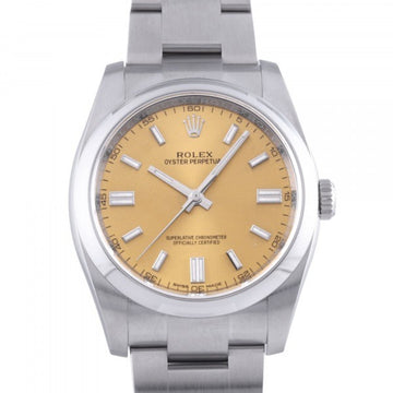 ROLEX Oyster perpetual 36 116000 white grape dial used watch men's