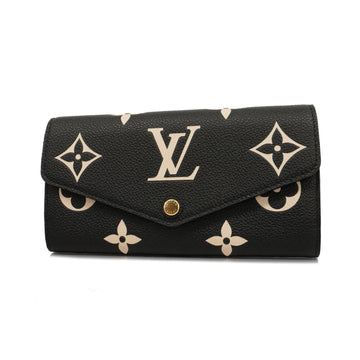 LOUIS VUITTONAuth  Monogram Empreinte M60287 Women's Long Wallet