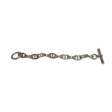HERMES Chaine d'Ancle TGM Silver 925 Bracelet Bangle Accessory Men's Women's 23904