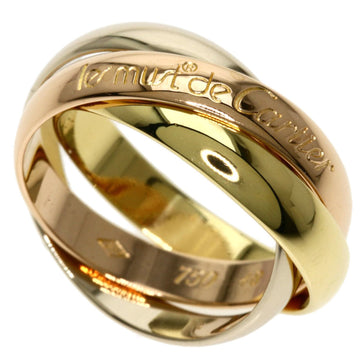 Cartier Trinity Ring # 48 / K18 Yellow Gold K18WG K18PG Ladies CARTIER