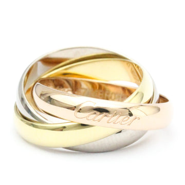 CARTIER Trinity Pink Gold [18K],White Gold [18K],Yellow Gold [18K] Fashion No Stone Band Ring Gold