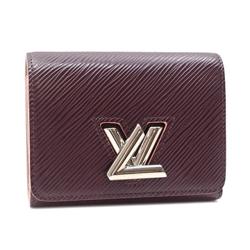 LOUIS VUITTON Tri-Fold Wallet Epi Portefeuille Twist Women's M67709 Prune