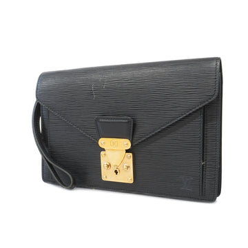 Louis Vuitton Epi Serie Dragonne M52612 Men's Clutch Bag Noir