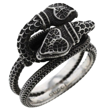 GUCCI Ring Garden Snake Silver 925 Upper Approximately No. 14.5 Lower 16 Men's