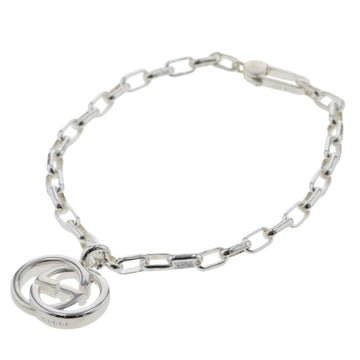 GUCCI Bracelet Interlocking G Silver 925 Women's