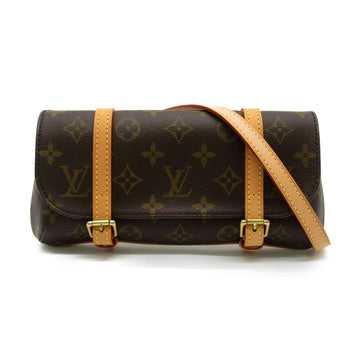 LOUIS VUITTON pochette marrell pouch Brown Monogram PVC coated canvas M51159