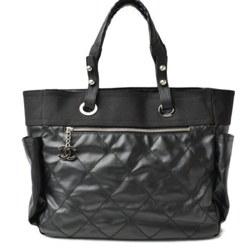 Chanel M2201-52-ch Nylon,Canvas Boston Bag,Tote Bag Black