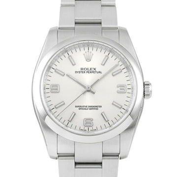 ROLEX Oyster Perpetual 36 116000 Silver Arabic Dial Watch Men's