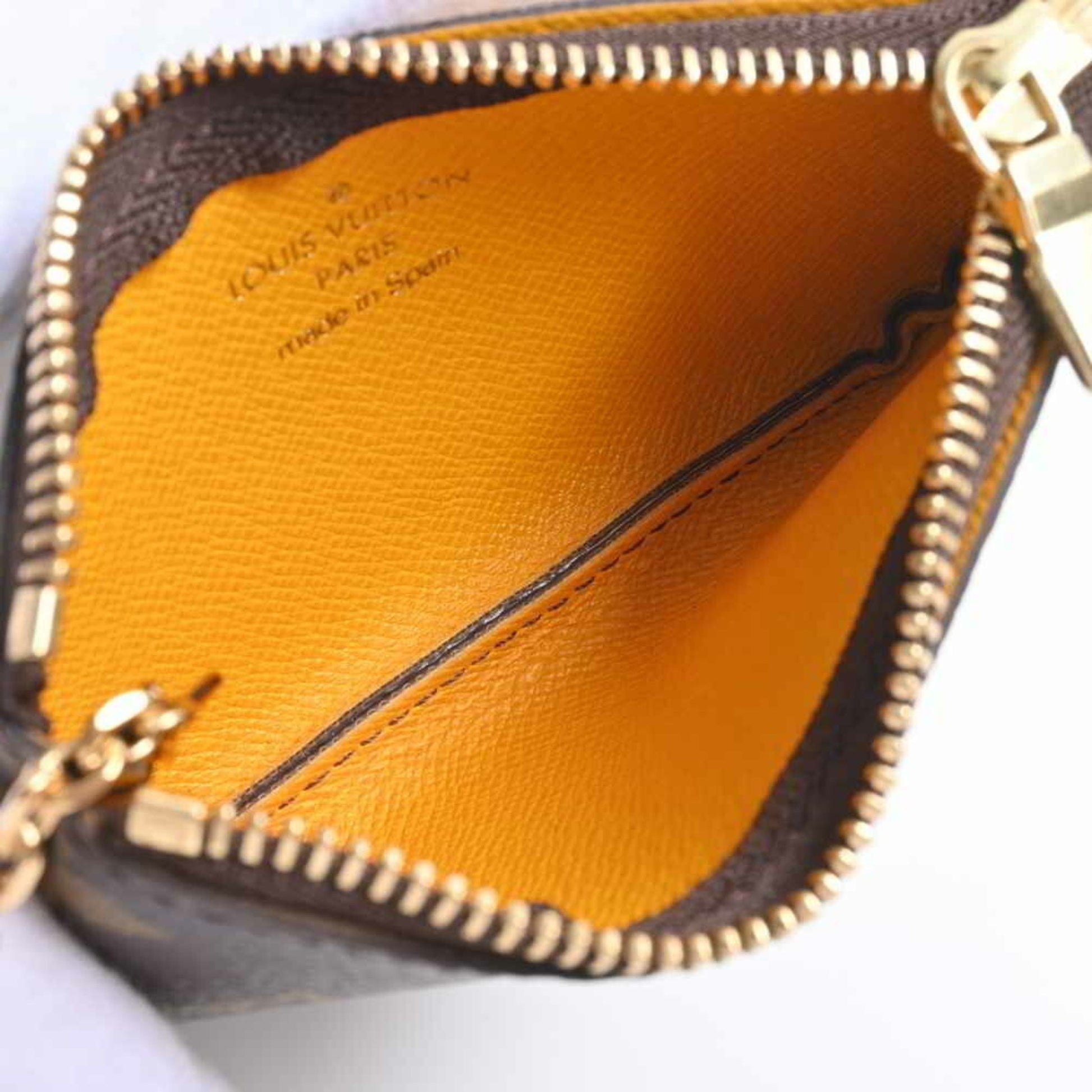 LOUIS VUITTON Monogram groom Pochette Cles Coin Purse M60033 LV