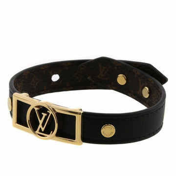 Louis Vuitton Bracelet Brasserie Dauphine Monogram Calf Leather Plated Women's LOUIS VUITTON