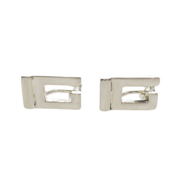 GUCCI engraved earrings silver ladies