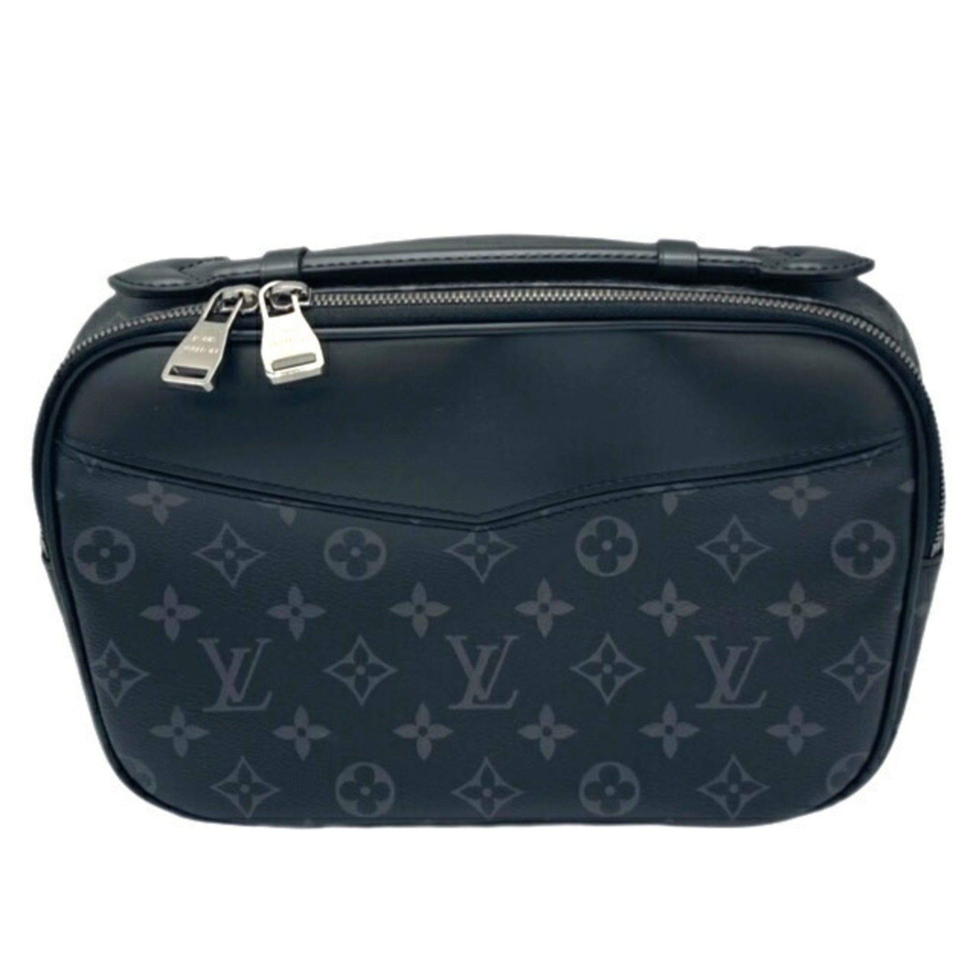 LOUIS VUITTON Bum Bag Monogram Eclipse M42906 Handbag Shoulder Body Bl