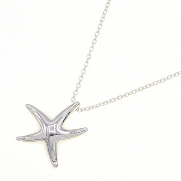 TIFFANY necklace Elsa Peretti starfish motif SV sterling silver 925 pendant ladies &Co.