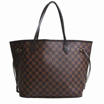 LOUIS VUITTON Damier Neverfull MM Tote Bag N51105 Brown Women's