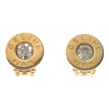CELINE stone earrings accessories brand ladies gold VINTAGE vintage OLD old