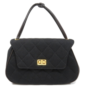 CHANEL matelasse handbag cotton ladies'