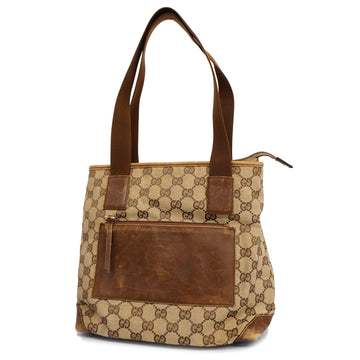 GUCCI[3xe6837]Auth  Tote Bag GG Canvas 28893 Brown
