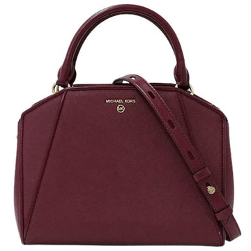 MICHAEL KORS bag Lady's handbag shoulder 2way leather purple burgundy