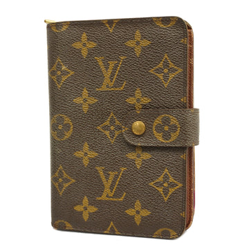 LOUIS VUITTONAuth  Monogram Porto Papier Zip M61207