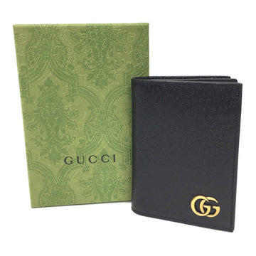 GUCCI GG Marmont Leather Card Case Business Holder 428737 Black Gucci Wallet